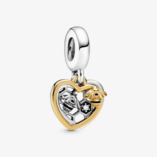 (kép) PANDORA Szívek és méhek Függő Charm - 768838C01