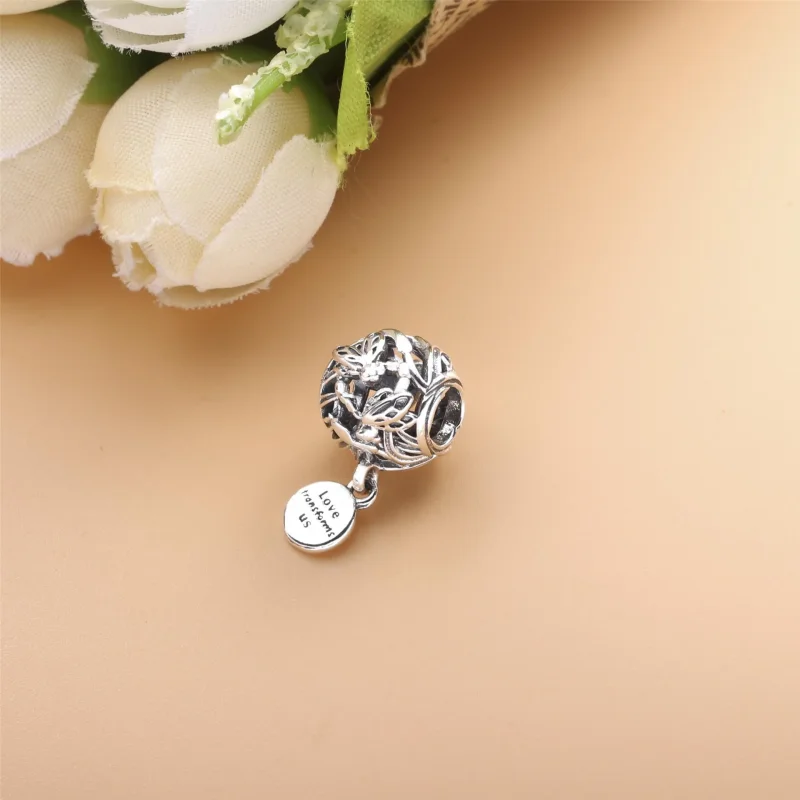 (kép) PANDORA Áttört szitakötő szerelem Charm - 798814C00 - Megtekintés 3