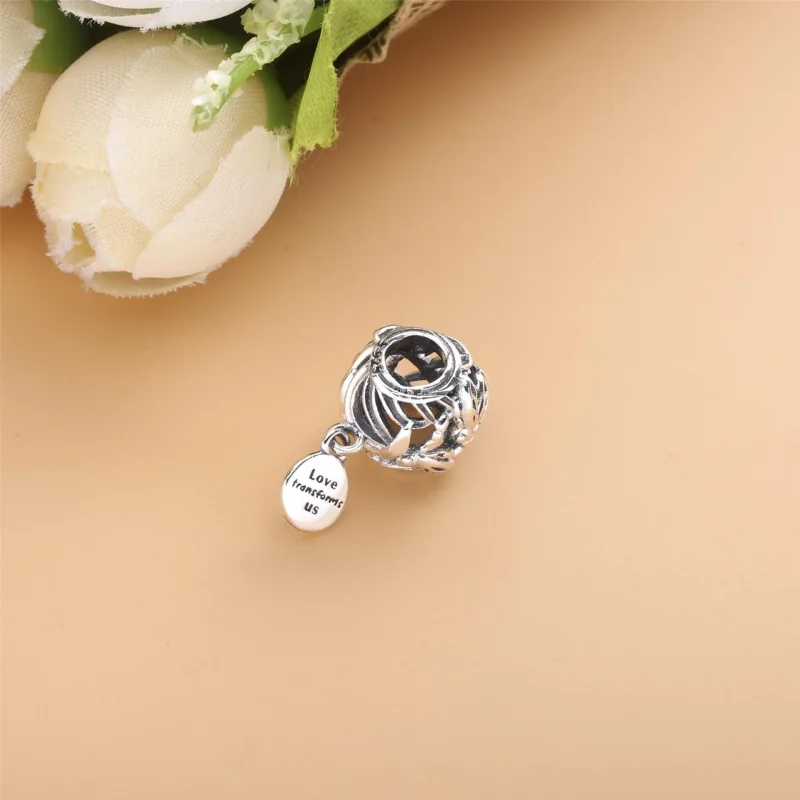 (kép) PANDORA Áttört szitakötő szerelem Charm - 798814C00 - Megtekintés 4