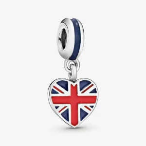 (kép) PANDORA Union Jack szív - 791512ENMX