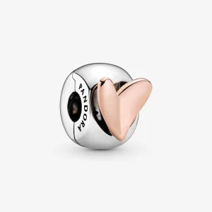 (kép) Szabadkézi szív klip charm - 788697C00