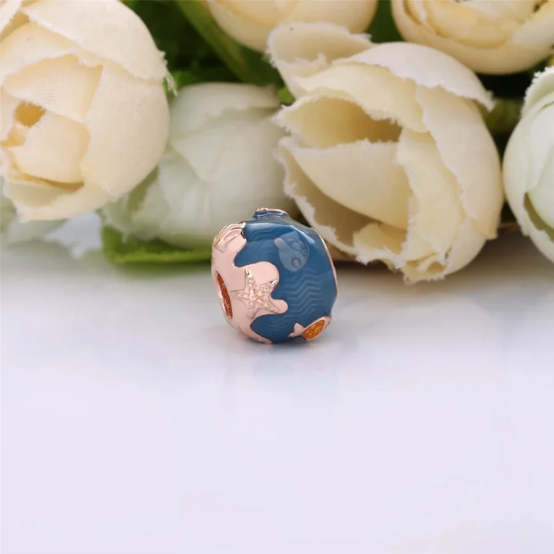 (kép) PANDORA Charm Csillogó óceáni hullámok és halak - 789004C01 - Megtekintés 2