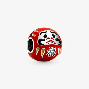 (kép) PANDORA Charm Piros Daruma baba - 798920C01