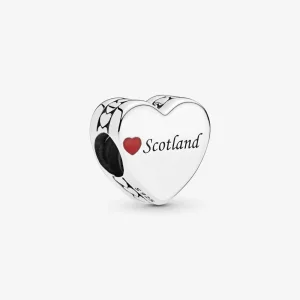 (kép) PANDORA Charm Skócia Szerelem Szív - 792015_E006