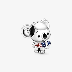 (kép) PANDORA Charm Szörfözés Koala - 799031C01