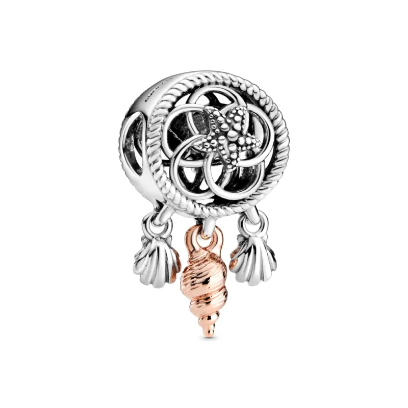 (kép) PANDORA Charm Áttört kagyló álomfogó - 788944C00