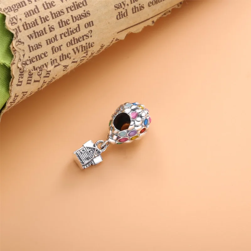 (kép) PANDORA Disney Fel ház és léggömbök charm - 798962C01 - Megtekintés 3