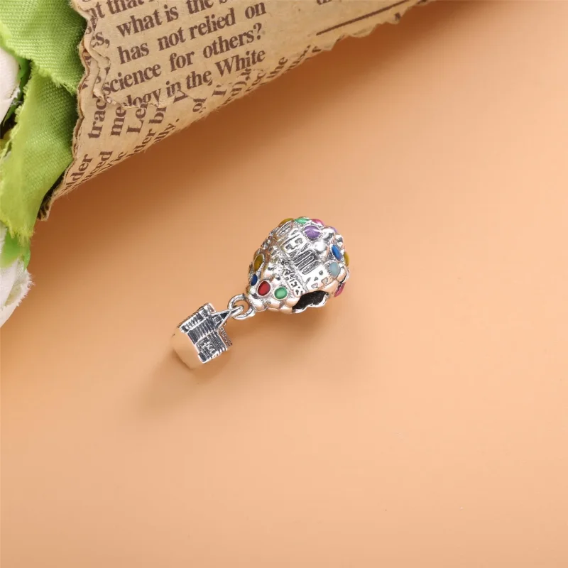 (kép) PANDORA Disney Fel ház és léggömbök charm - 798962C01 - Megtekintés 4