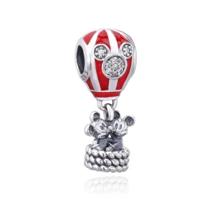 (kép) PANDORA függő charm Az igazi szerelem Disney hőlégballonja - PD00209-1
