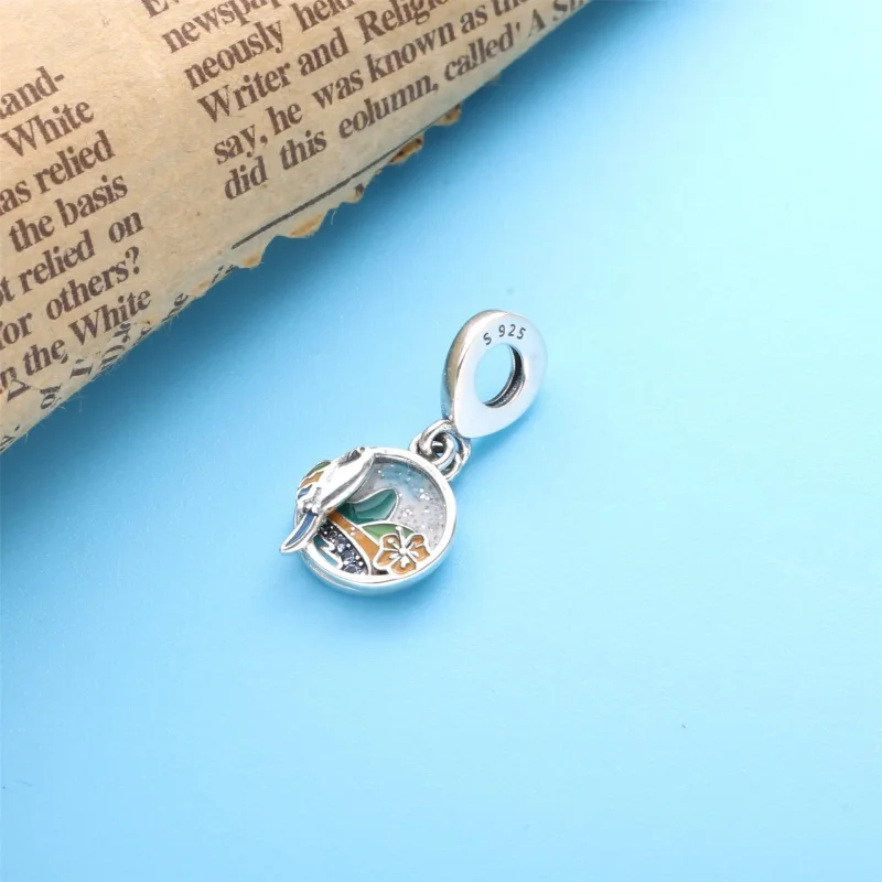 (kép) PANDORA függő charm Brazil strand és papagáj - 798919C01 - Megtekintés 2