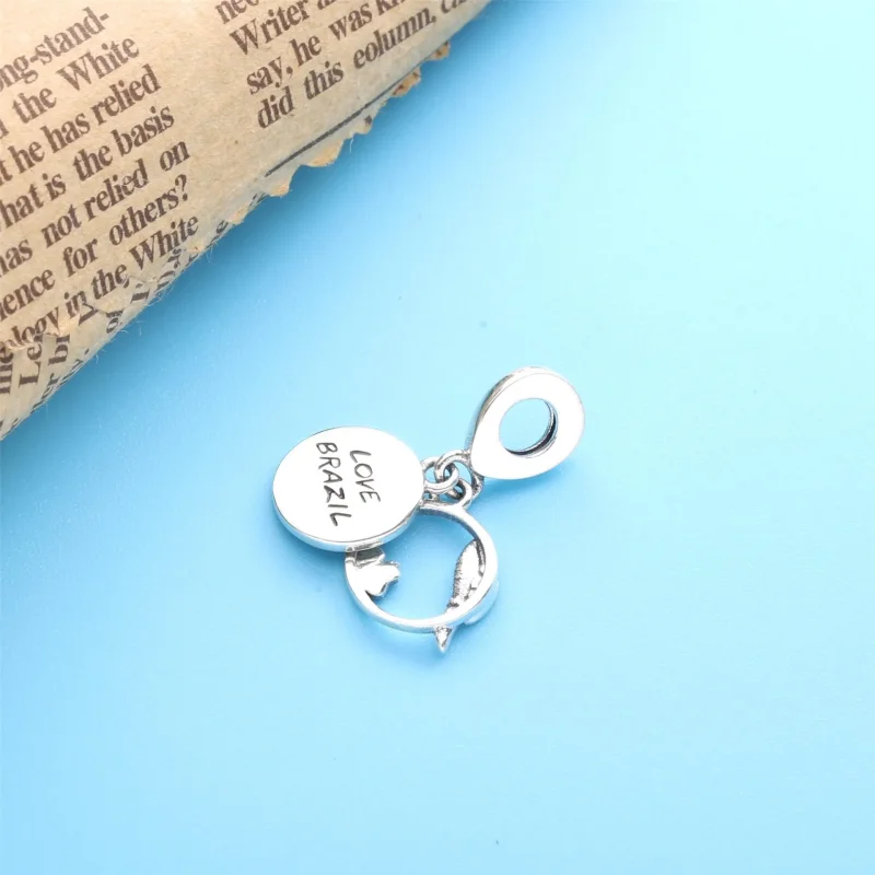 (kép) PANDORA függő charm Brazil strand és papagáj - 798919C01 - Megtekintés 4