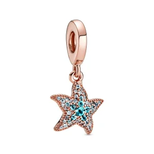 (kép) PANDORA függő charm Csillogó csillag - 788942C01