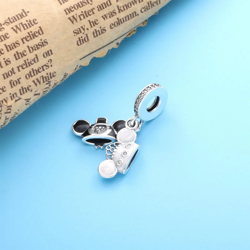 (kép) PANDORA függő charm Disney Mickey és Minnie esküvő - 798804C01 - Megtekintés 4