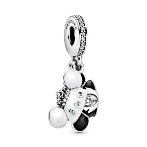 (kép) PANDORA függő charm Disney Mickey és Minnie esküvő - 798804C01