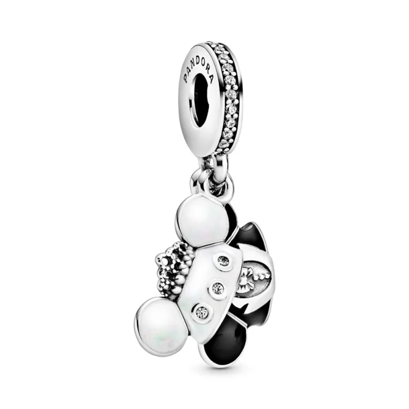 (kép) PANDORA függő charm Disney Mickey és Minnie esküvő - 798804C01