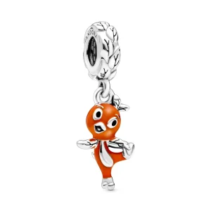 (kép) PANDORA függő charm Disney narancssárga madár - 798877C01