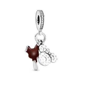 (kép) PANDORA függő charm Disney Park fagylalt és fánk - 798894C01