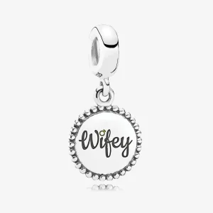 (kép) PANDORA függő charm Wifey - ENG791169_33