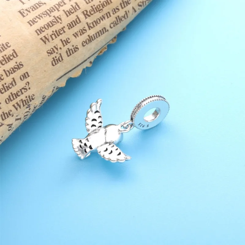 (kép) PANDORA Harry Potter, Hedvig bagoly függő charm - 799123C01 - Megtekintés 3