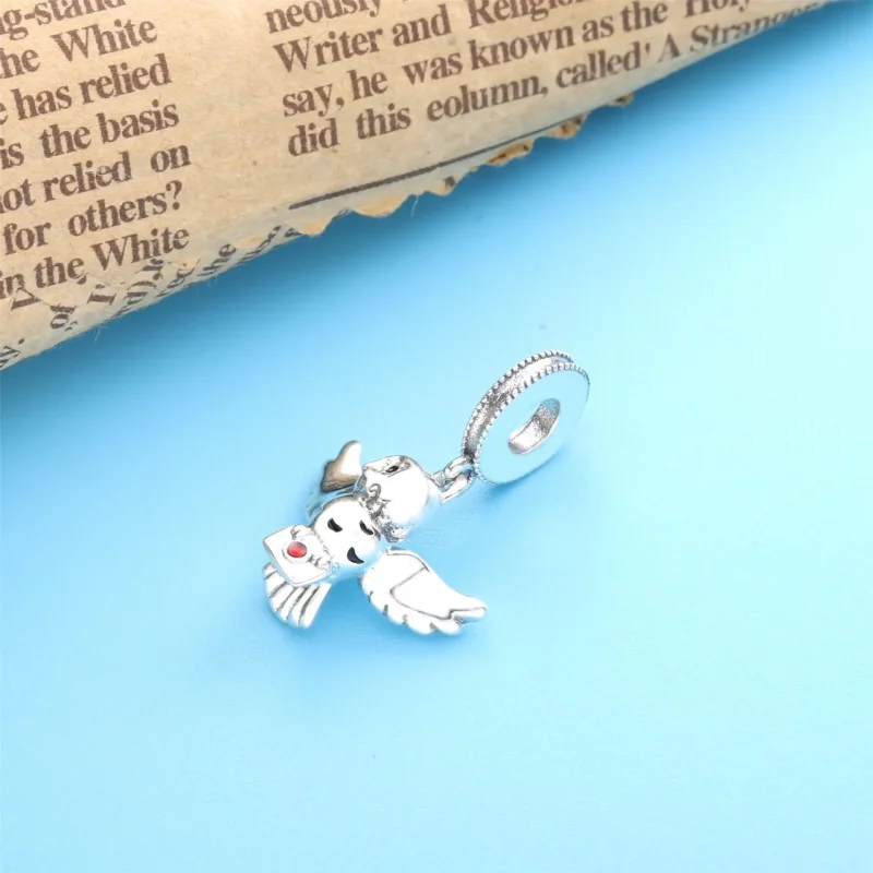 (kép) PANDORA Harry Potter, Hedvig bagoly függő charm - 799123C01 - Megtekintés 4