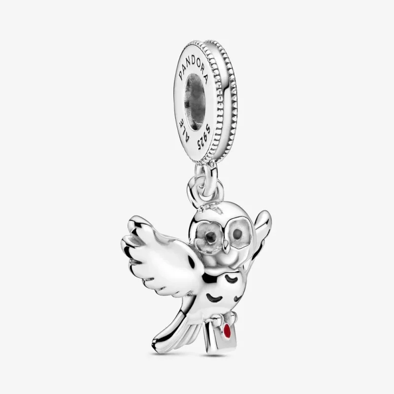(kép) PANDORA Harry Potter, Hedvig bagoly függő charm - 799123C01