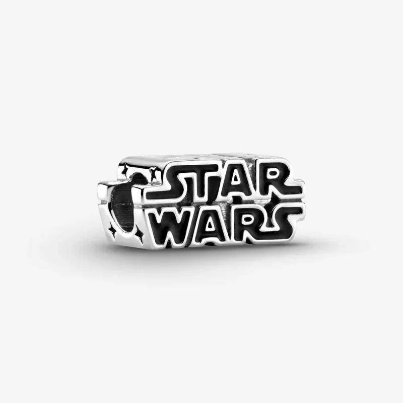 (kép) PANDORA Star Wars ezüst 3D logó charm - 799246C01