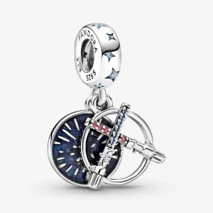 (kép) PANDORA Star Wars fénykard dupla függő charm - 799252C01