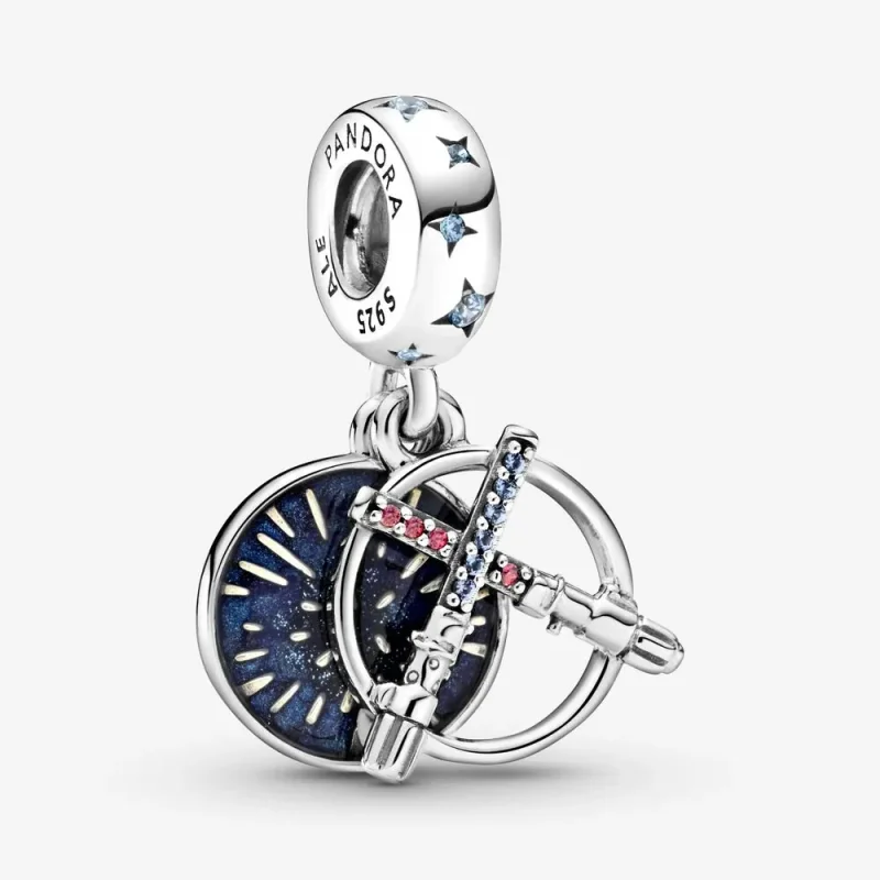 (kép) PANDORA Star Wars fénykard dupla függő charm - 799252C01
