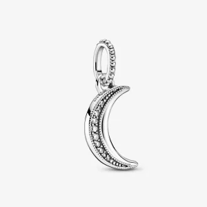 (kép) PANDORA Szikrázó félhold medál - 399184C01