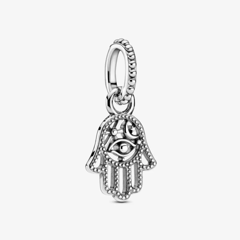 (kép) PANDORA Védő Hamza kéz függő charm - 799144C00