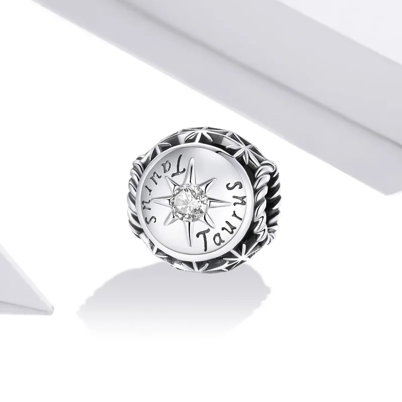 (kép) PANDORA típusú ragyogó bika charm - SCC1725-2 - Megtekintés 2