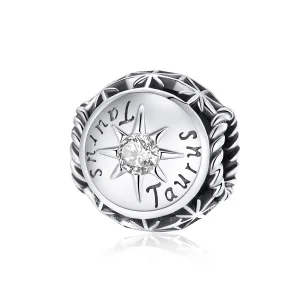 (kép) PANDORA típusú ragyogó bika charm - SCC1725-2