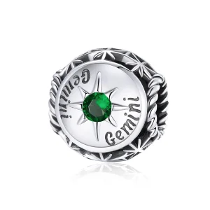 (kép) PANDORA típusú ragyogó ikrek charm - SCC1725-7