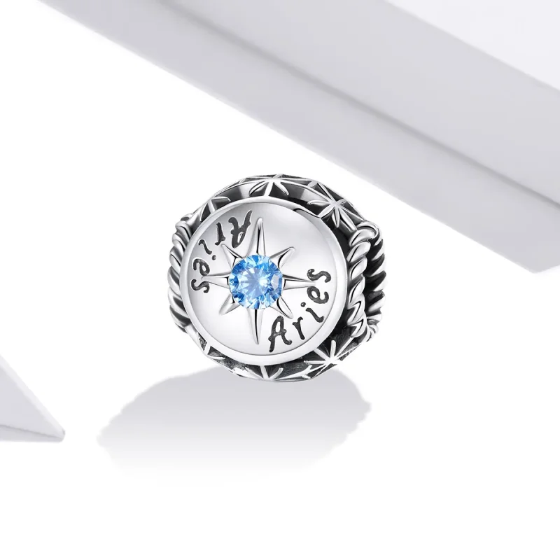 (kép) PANDORA típusú ragyogó kos charm - SCC1725-1 - Megtekintés 2