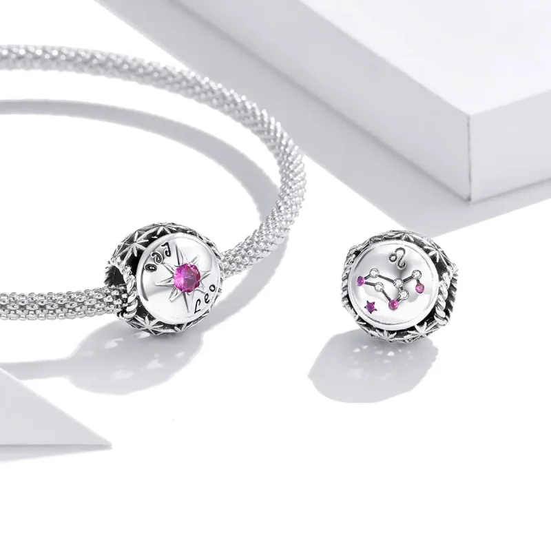 (kép) PANDORA típusú ragyogó leo charm - SCC1725-5 - Megtekintés 3