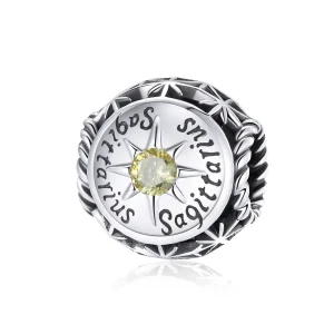 (kép) PANDORA típusú ragyogó nyilas charm - SCC1725-9