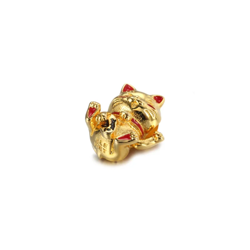 (kép) PANDORA Aranyos Fortune Macska Charm - 769271C01 - Megtekintés 4