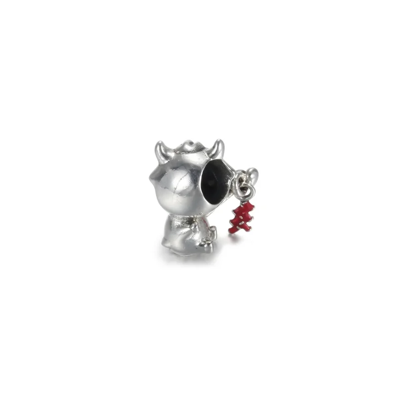 (kép) PANDORA Aranyos ökör Charm - 799268C01 - Megtekintés 3