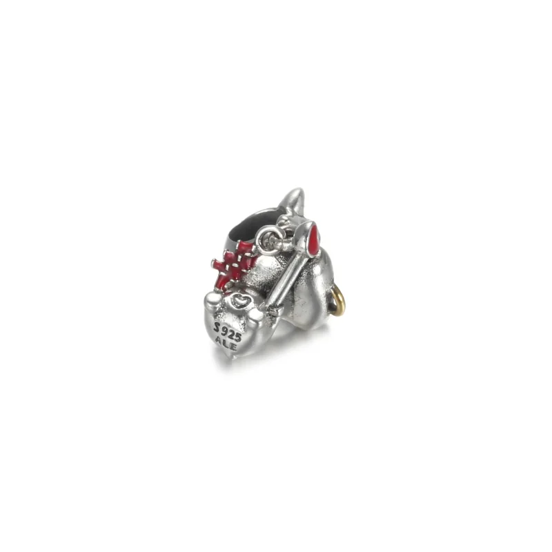 (kép) PANDORA Aranyos ökör Charm - 799268C01 - Megtekintés 4