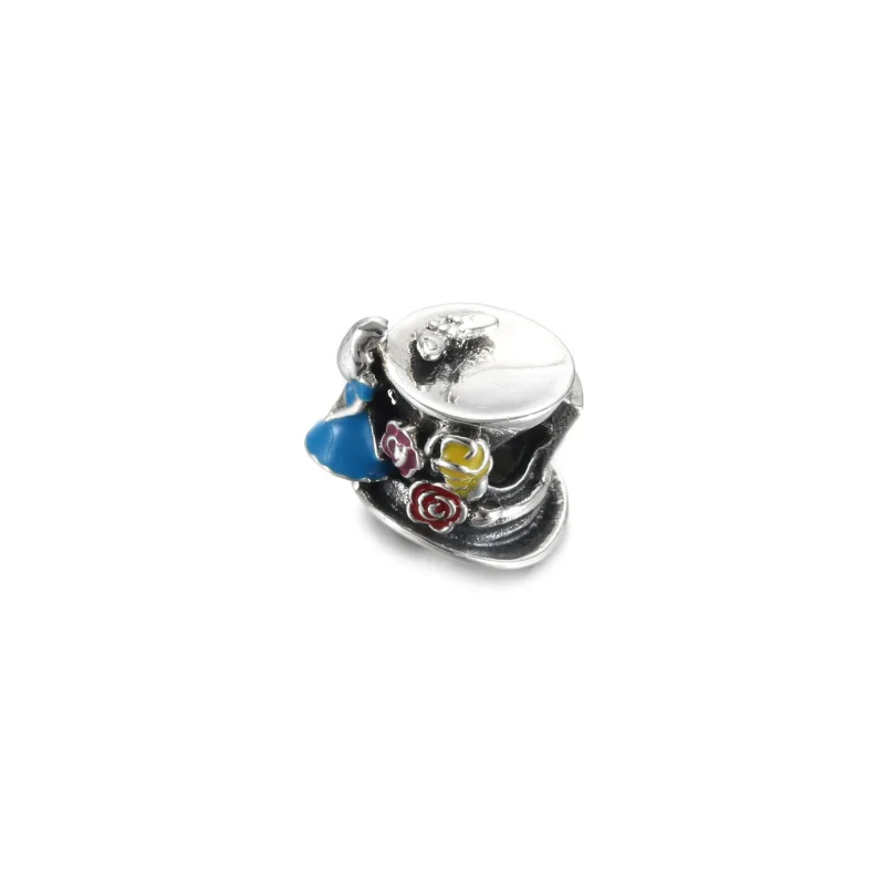 (kép) PANDORA Disney Alice csodaországban kalap charm - 799348C01 - Megtekintés 2