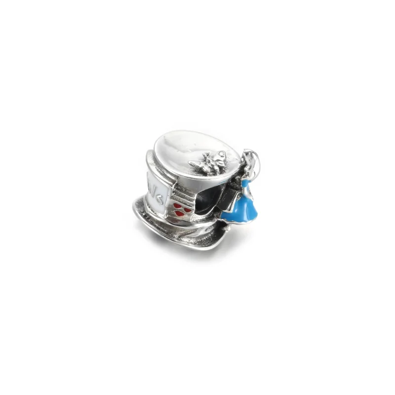 (kép) PANDORA Disney Alice csodaországban kalap charm - 799348C01 - Megtekintés 3