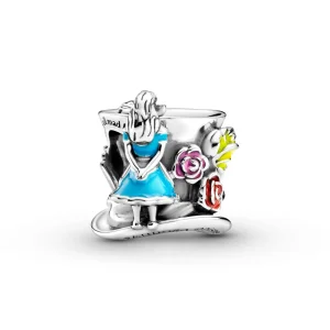 (kép) PANDORA Disney Alice csodaországban kalap charm - 799348C01