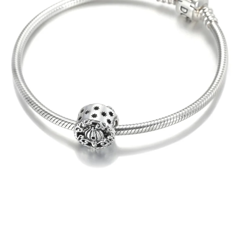 (kép) PANDORA Disney Hamupipőke éjféli tök charm 799197C00 - Megtekintés 5
