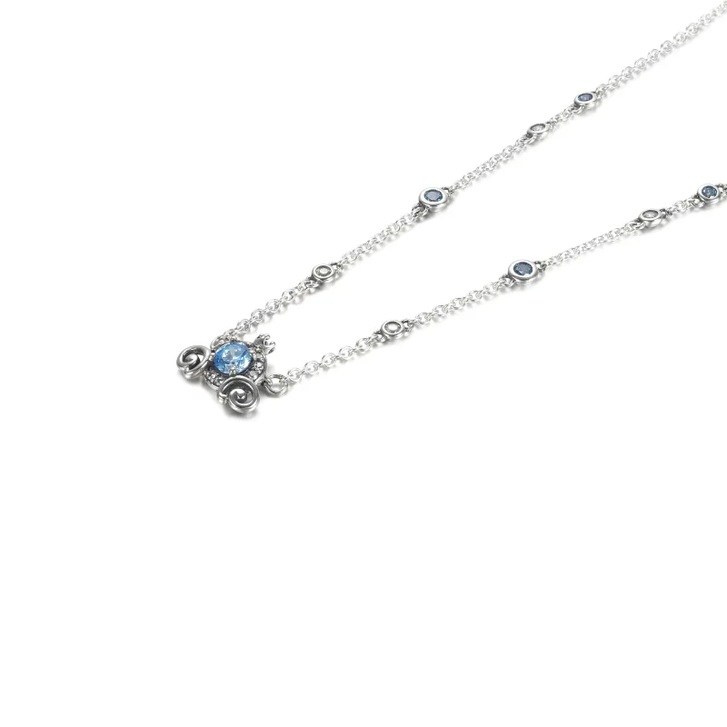 (kép) PANDORA Disney Hamupipőke tökhintó nyaklánc - 399198C01-45 - Megtekintés 2