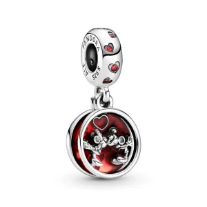 (kép) PANDORA Disney Mickey és Minnie szerelmes csók függő - 799298C01