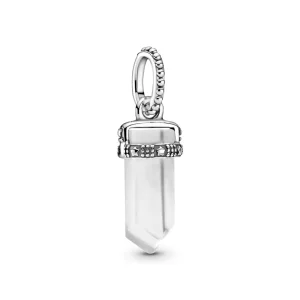 (kép) PANDORA fehér amulett medál - 399185C03