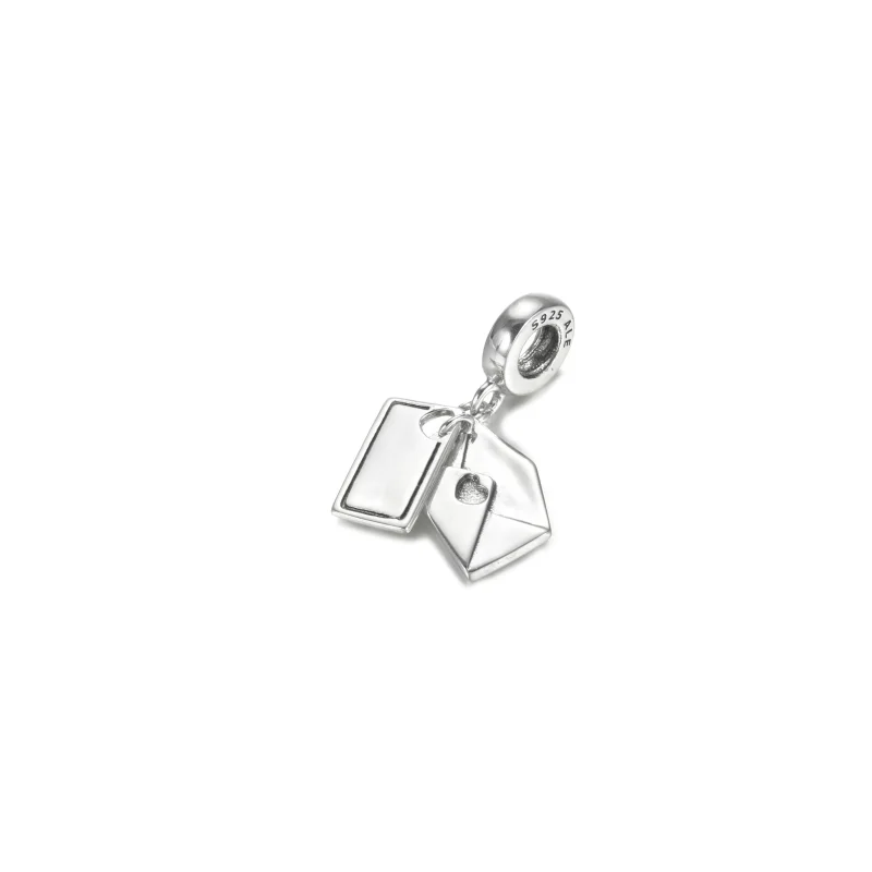 (kép) PANDORA Gravírozható levél és boríték Függő Charm - 799274C00 - Megtekintés 2
