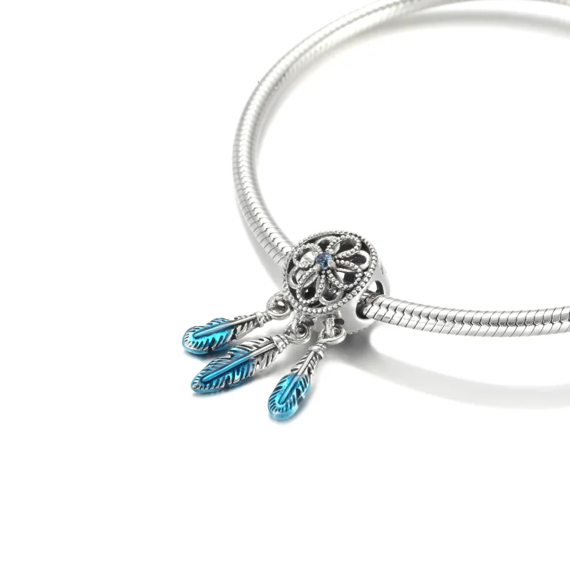 (kép) PANDORA Kék Álomfogó Charm - 799341C01 - Megtekintés 5
