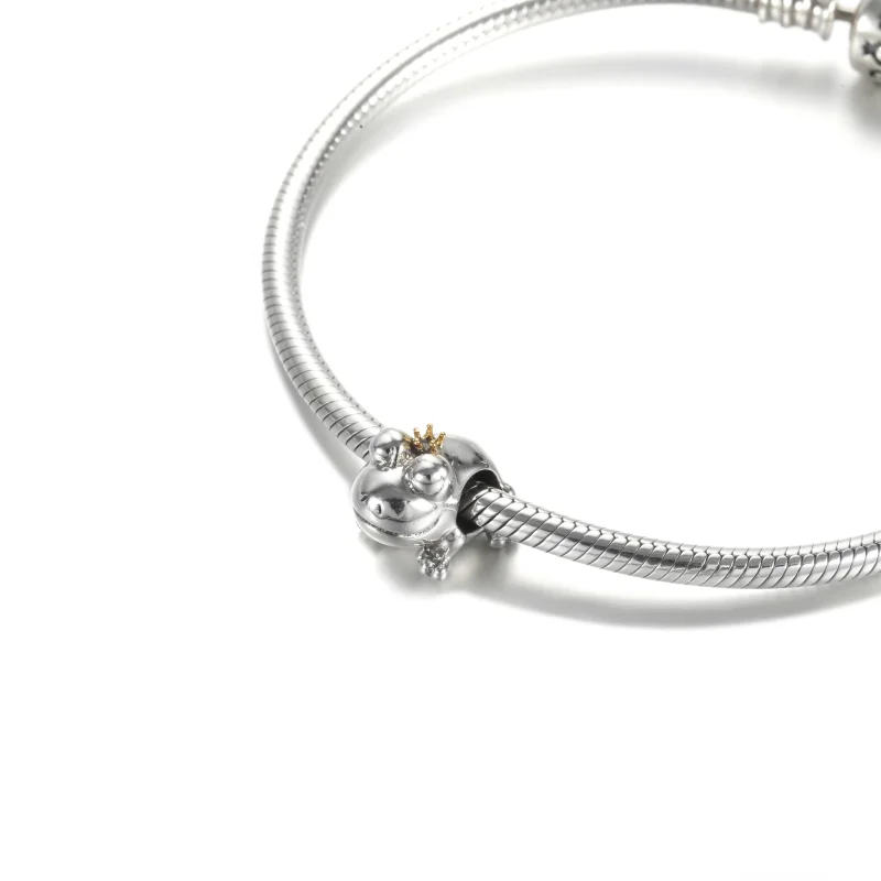 (kép) PANDORA kéttónusú béka herceg charm - 799342C00 - Megtekintés 5
