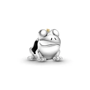 (kép) PANDORA kéttónusú béka herceg charm - 799342C00